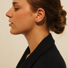 THE LINK SMALL STUDS - ARETES - Malandra Jewelry - ICA408