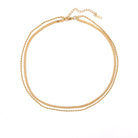 TWIST & SNAKE GOLDEN NECKLACE - COLLARES - Malandra Jewelry - AC1162