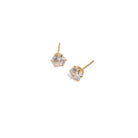 ZIRCONIA MEDIUM EARRINGS - ARETES - Malandra Jewelry - VCA181