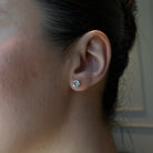 ZIRCONIA MEDIUM EARRINGS - ARETES - Malandra Jewelry - VCA181