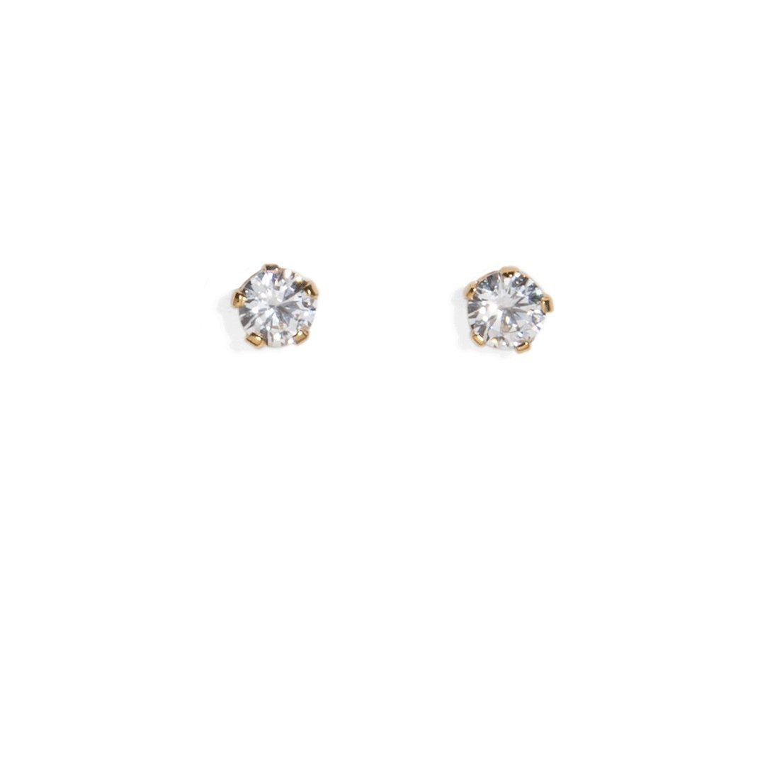 ZIRCONIA SMALL EARRINGS - ARETES - Malandra Jewelry - VCA164