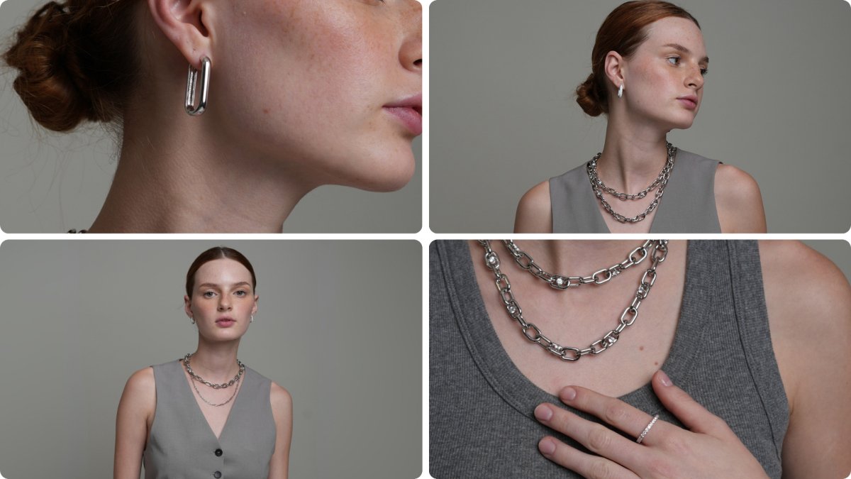 SILVER LINKS COLLECTION: ELEGANCIA ATEMPORAL - Malandra Jewelry