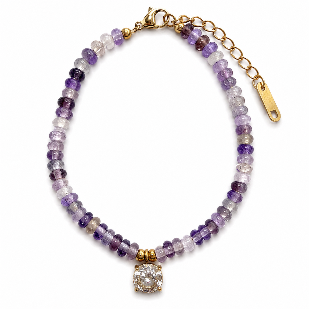 Amethyst Oval Bracelet