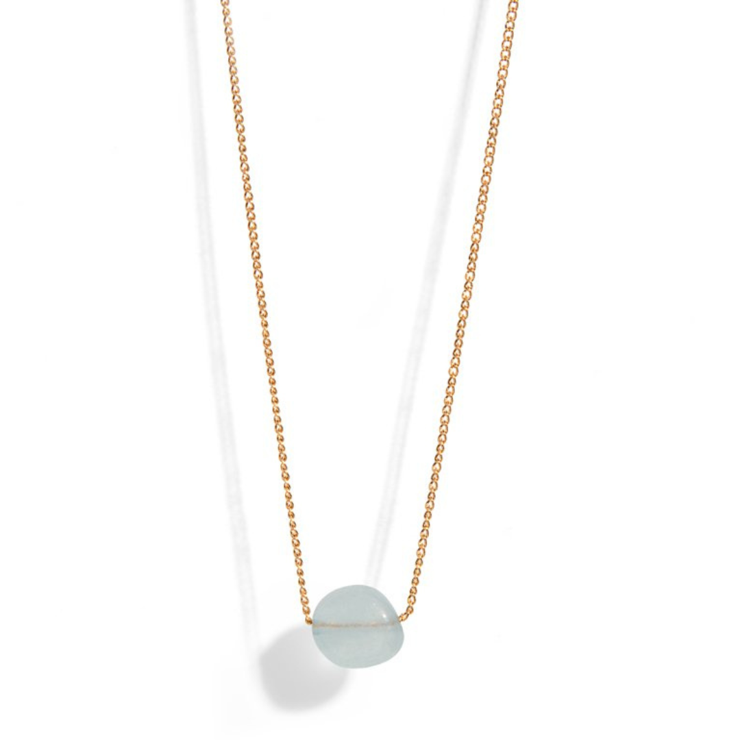 AQUAMARINE GRATITUDE NECKLACE
