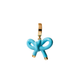 BLUE BOW CHARM