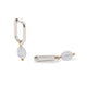 CHALCEDONY LINK HOOPS