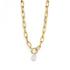 CHUNKY PEARL GOLD NECKLACE