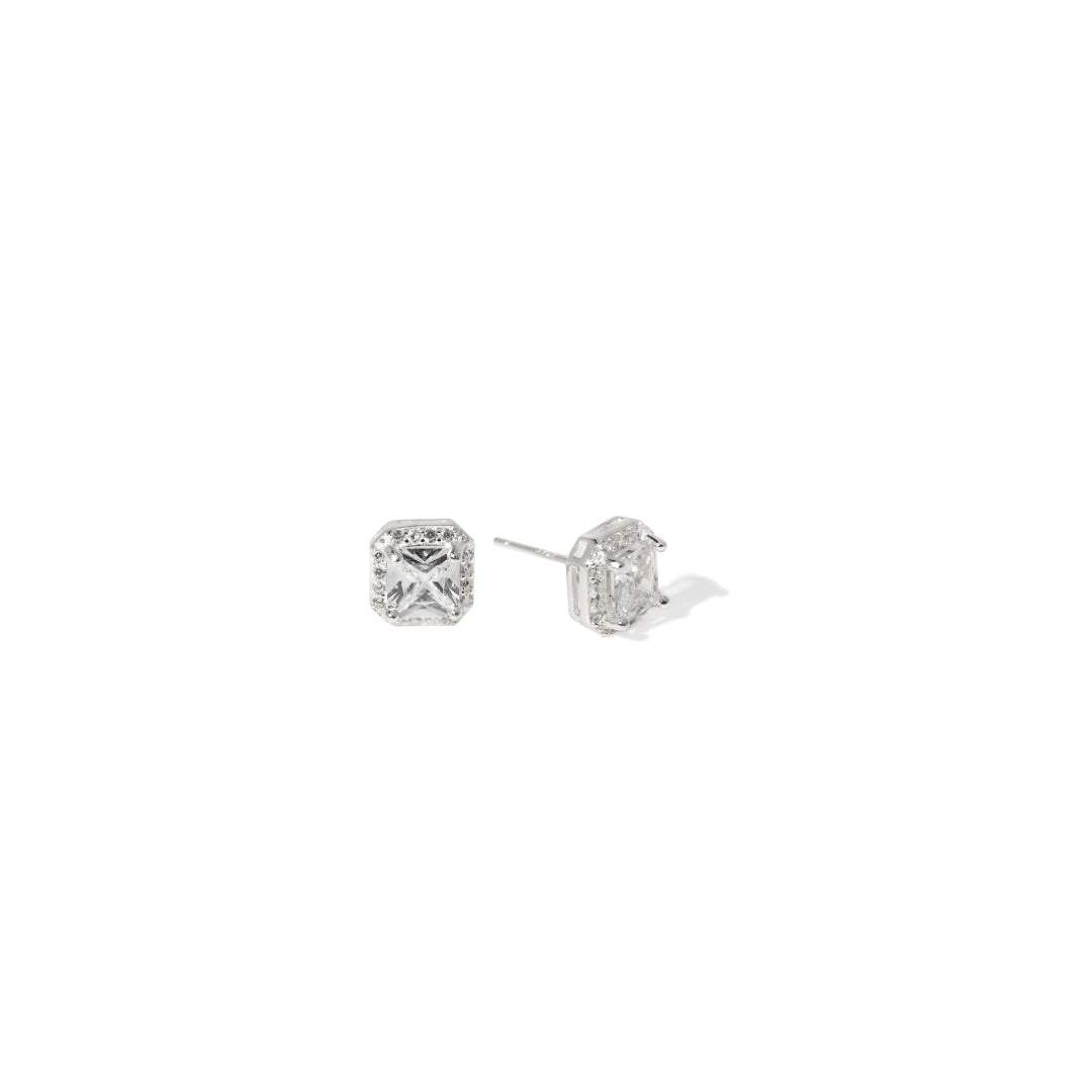 CRYSTAL BLOCK STUDS
