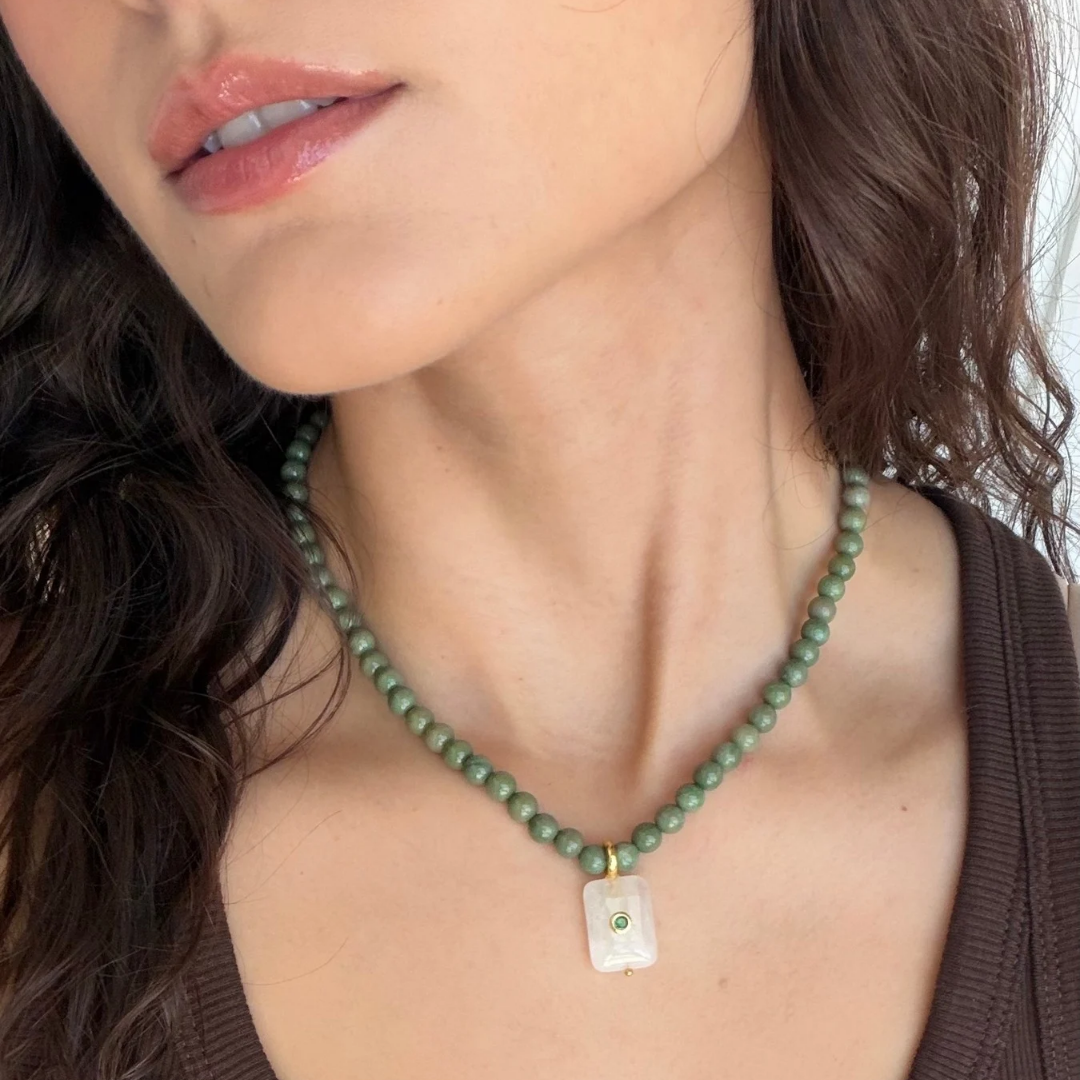 Cactus Jade Gaia Necklace