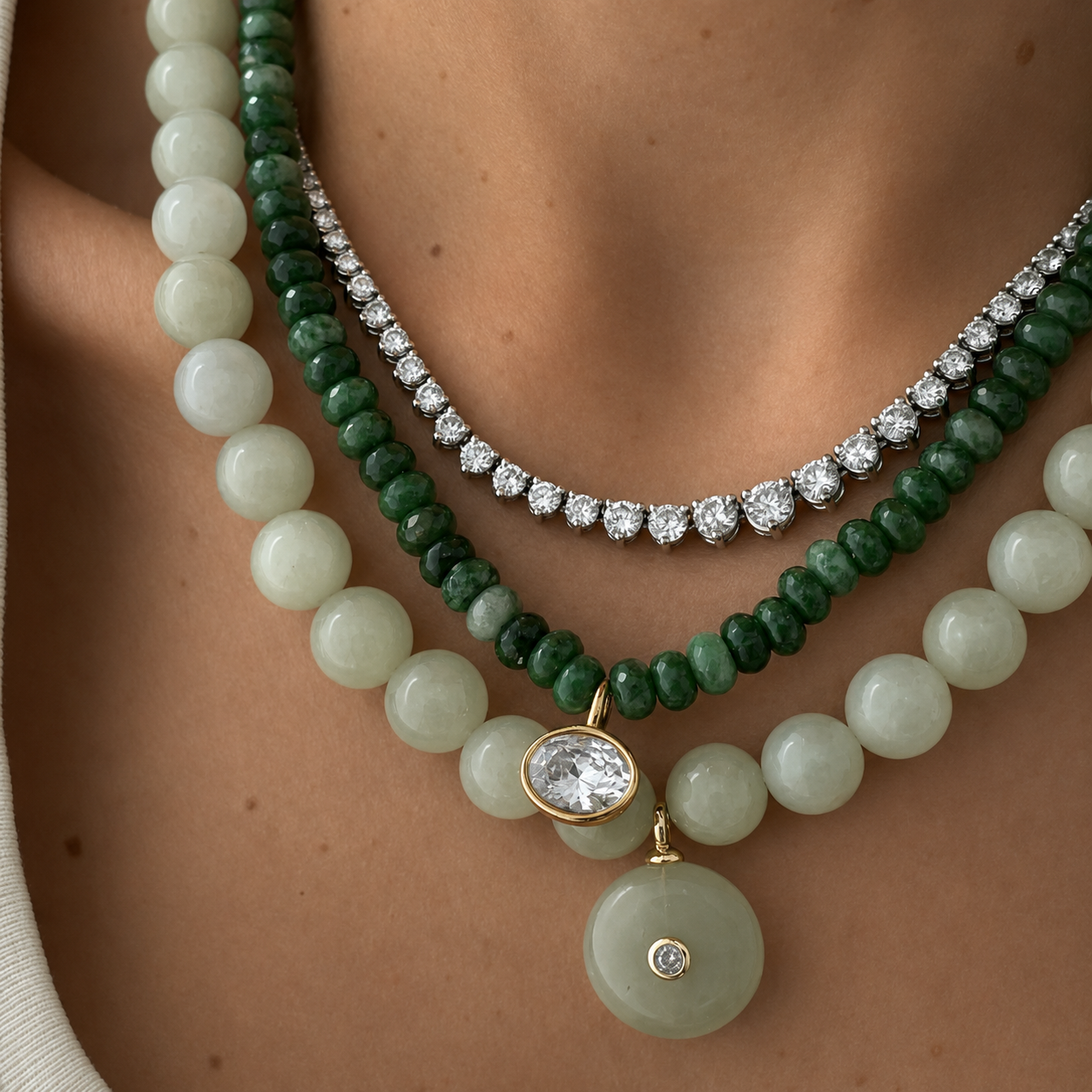 BURMESE JADE GAIA NECKLACE