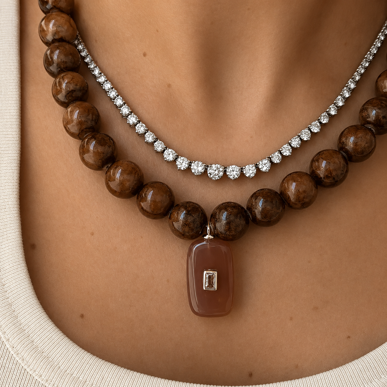 EARTH JADE GAIA NECKLACE