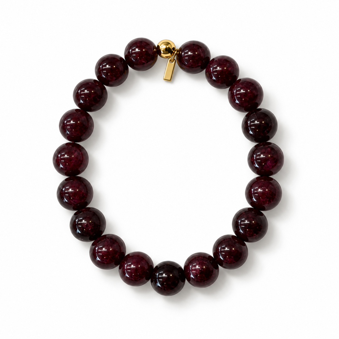 Cherry Garnet Terra Necklace