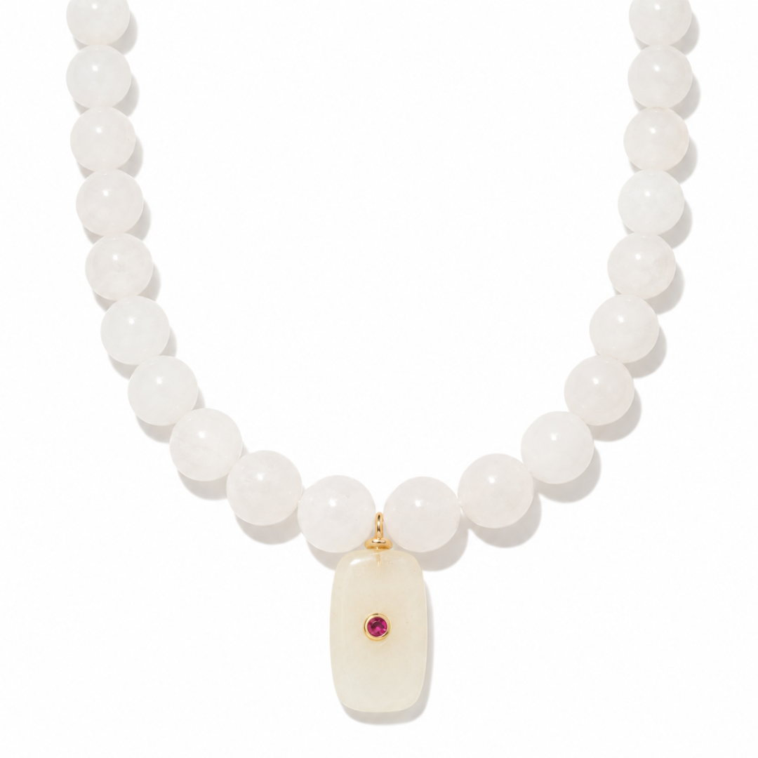 Cloud Jade Gaia Necklace