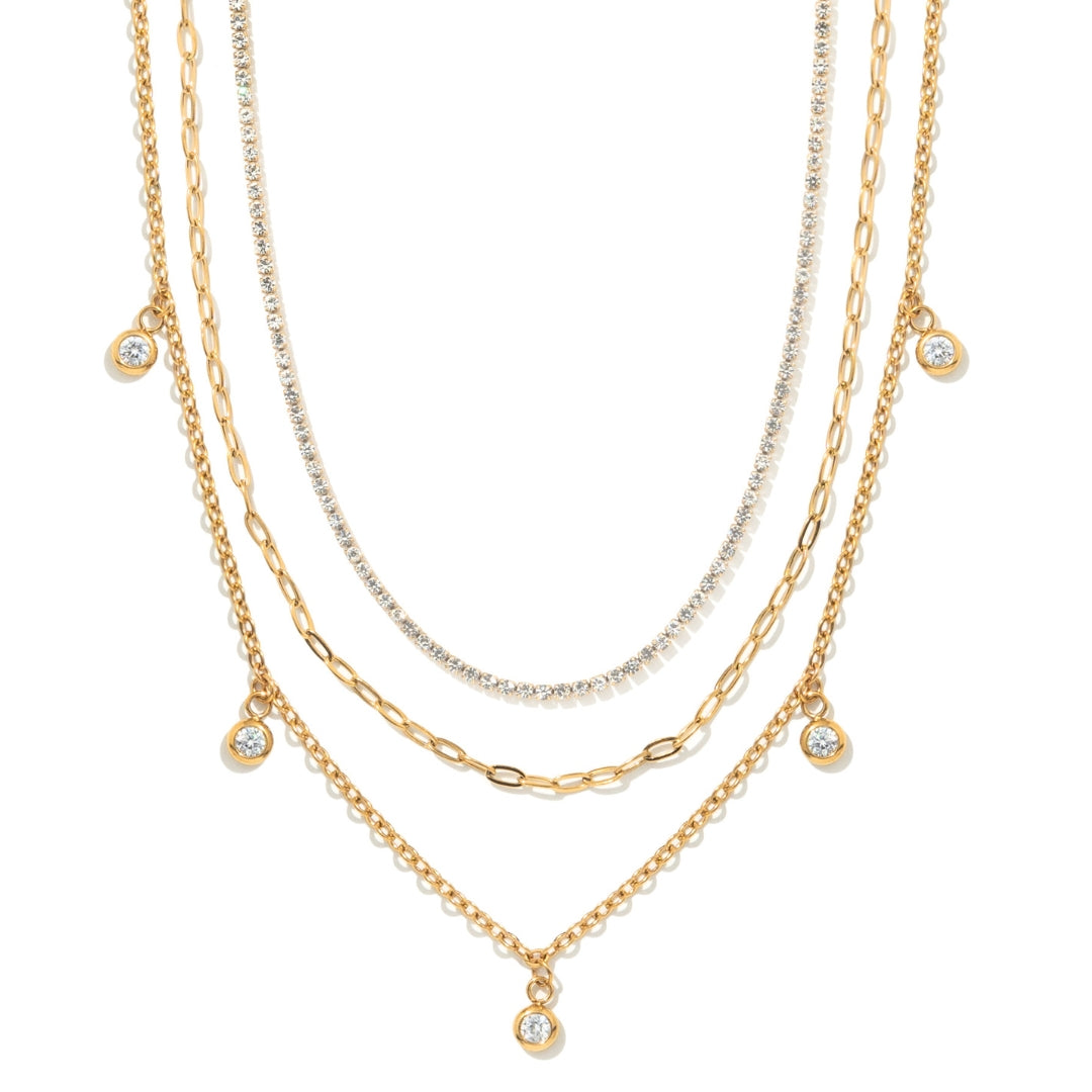 TRINITY SHIMMER NECKLACE
