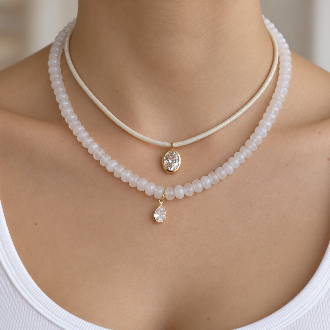 Frost Jade Gaia Necklace