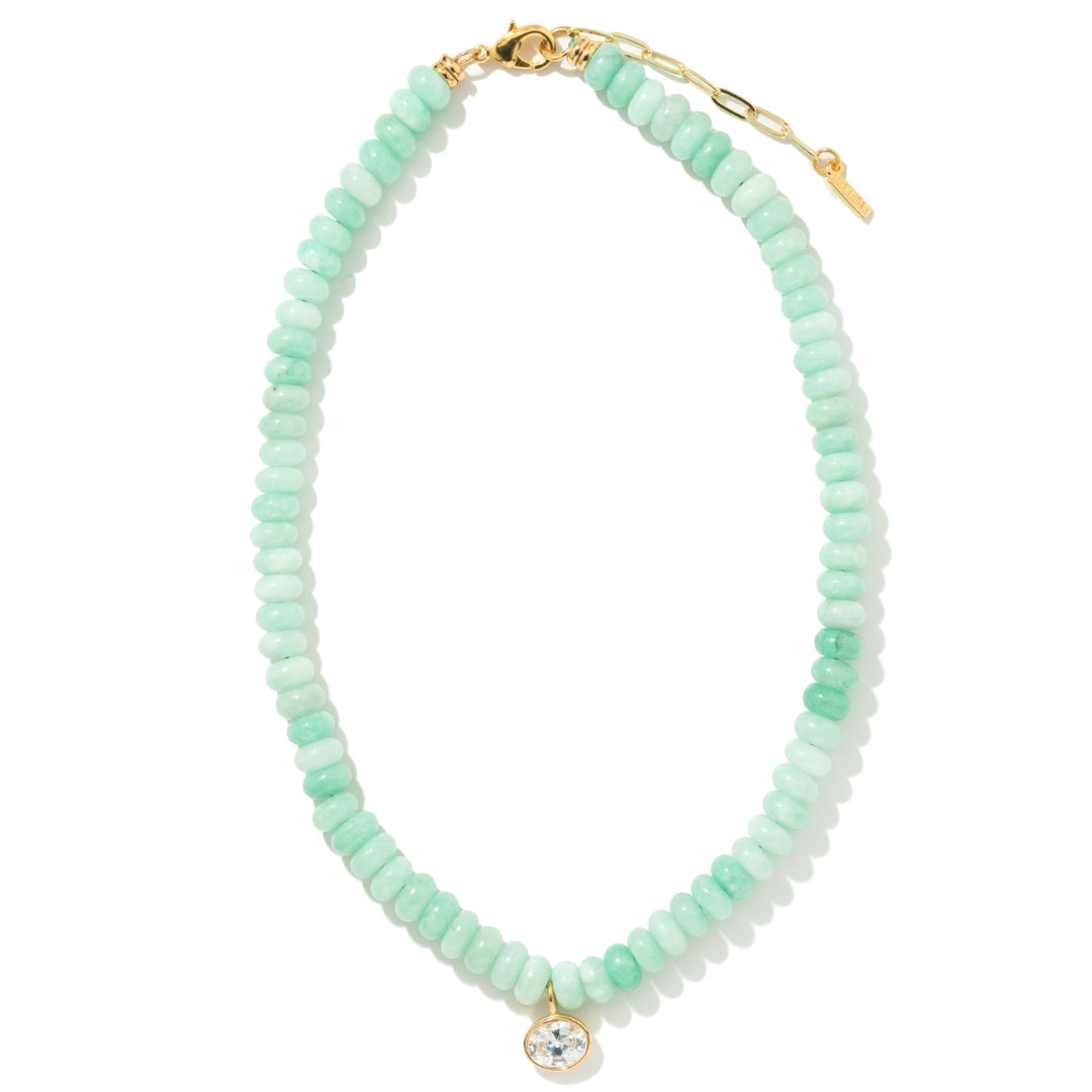GAIA GREEN JADE NECKLACE