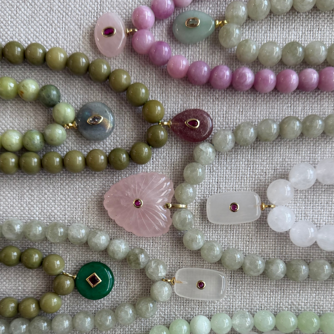 Sage Jade Gaia Necklace