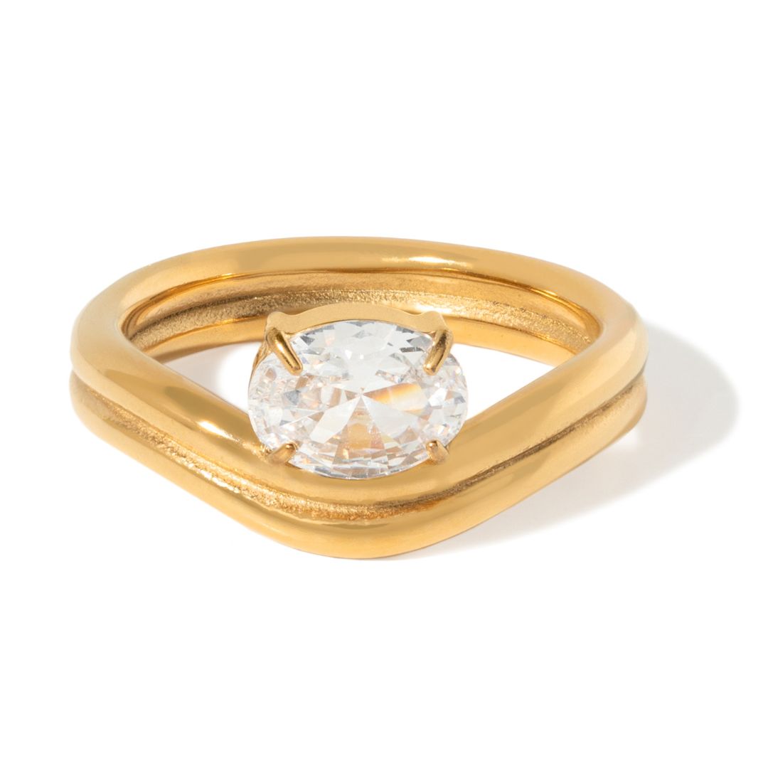GOLDEN LUXE HALO RING
