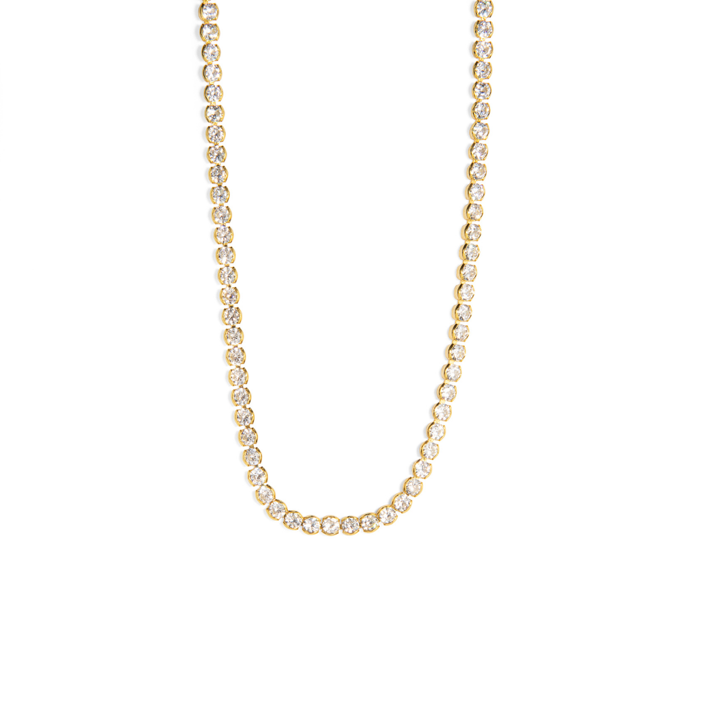 GOLDEN TENNIS LUX NECKLACE
