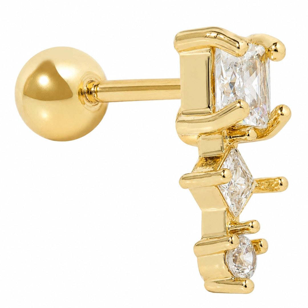 GOLDEN GEOMETRY LUXE PIERCING