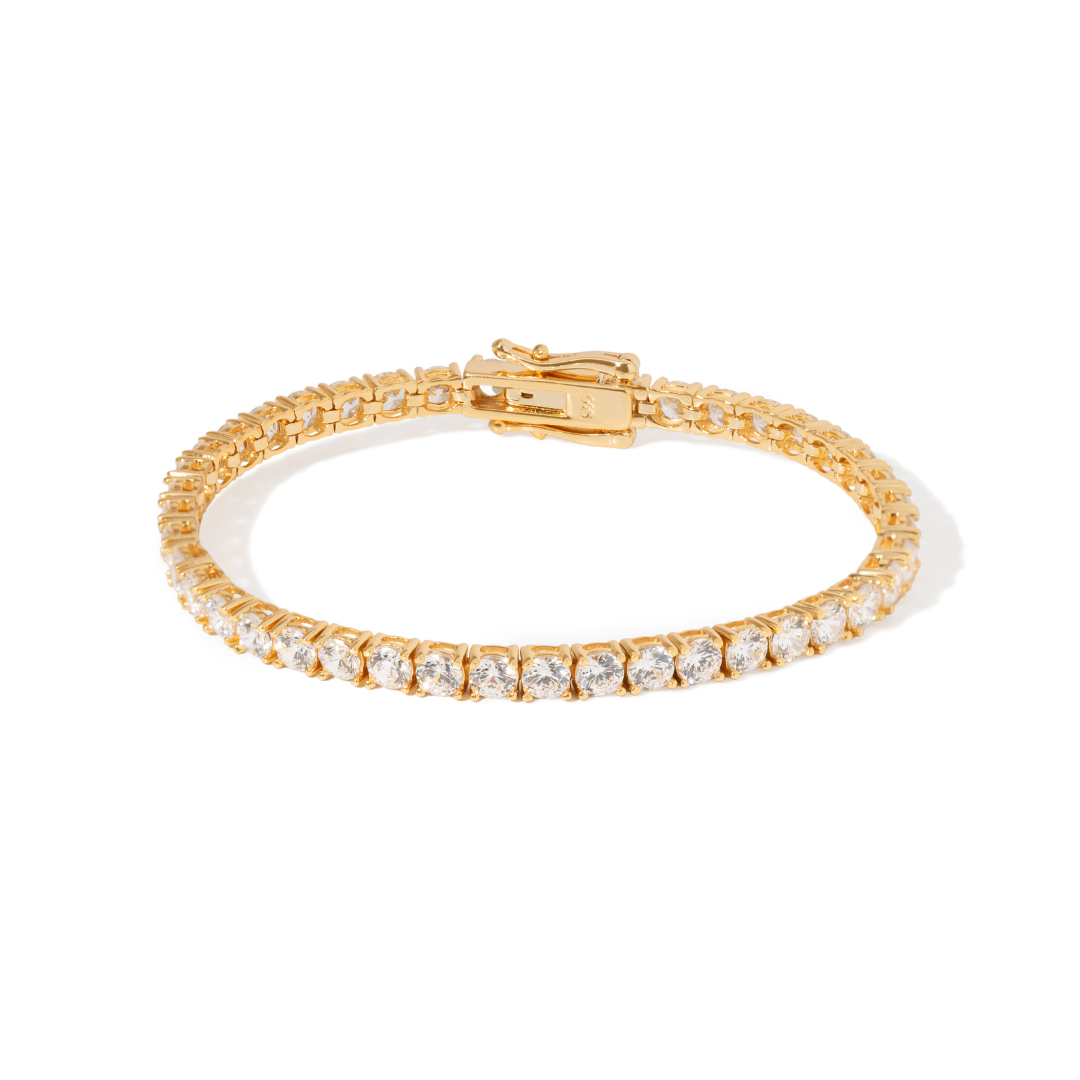 Gold Royale Tennis Bracelet