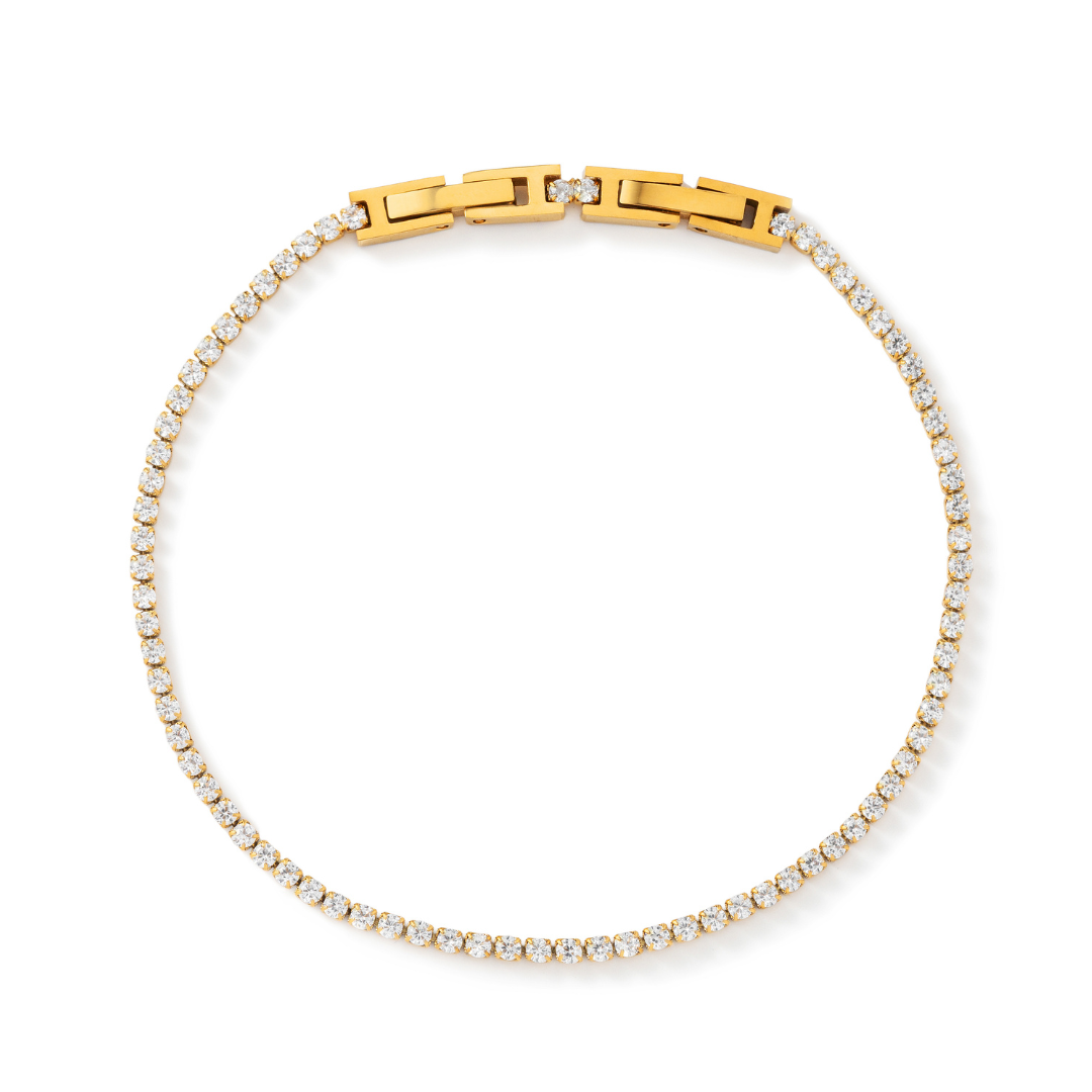 Gold Royale Tennis Bracelet