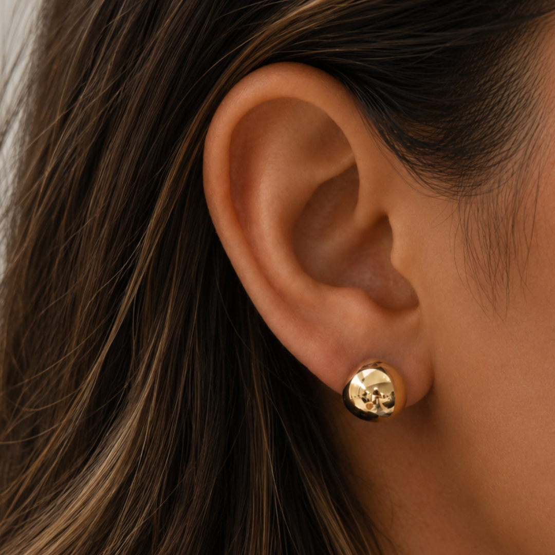 ICONIC GOLDEN DOME EARRINGS