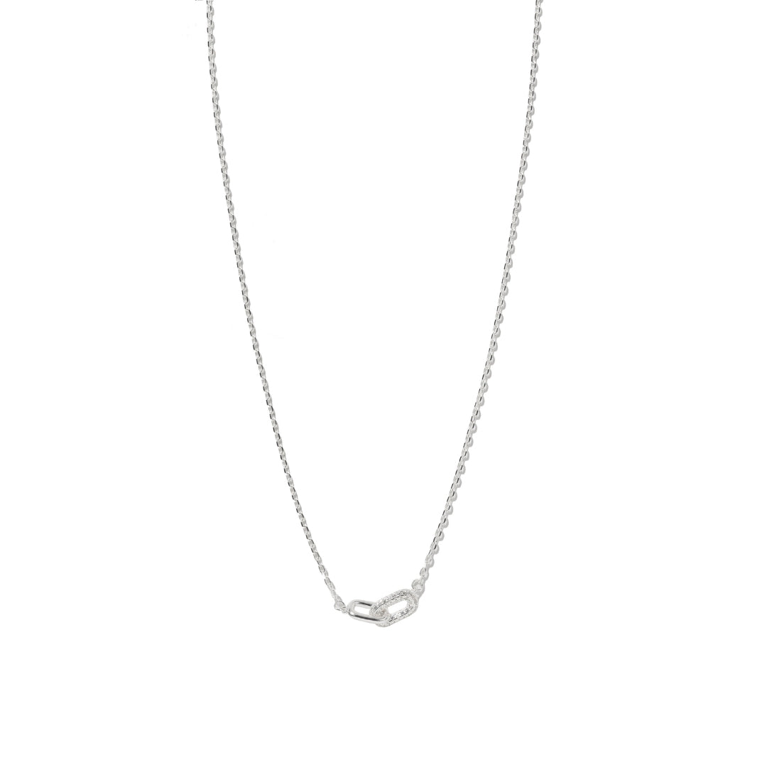INTERLOCK SPARK NECKLACE