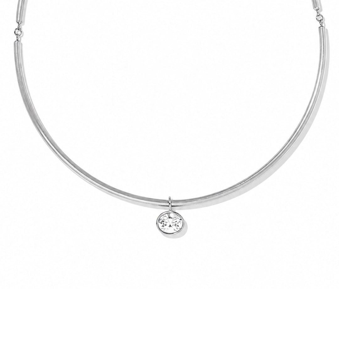 LUMINA OVAL SILVER CHOKER