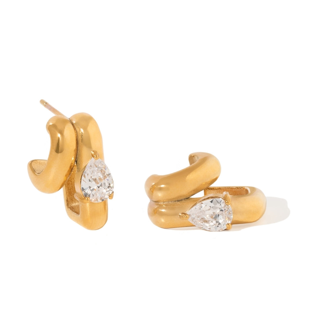 LUSTER GOLD EARRINGS