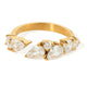 LUXE PEAR CLUSTER RING