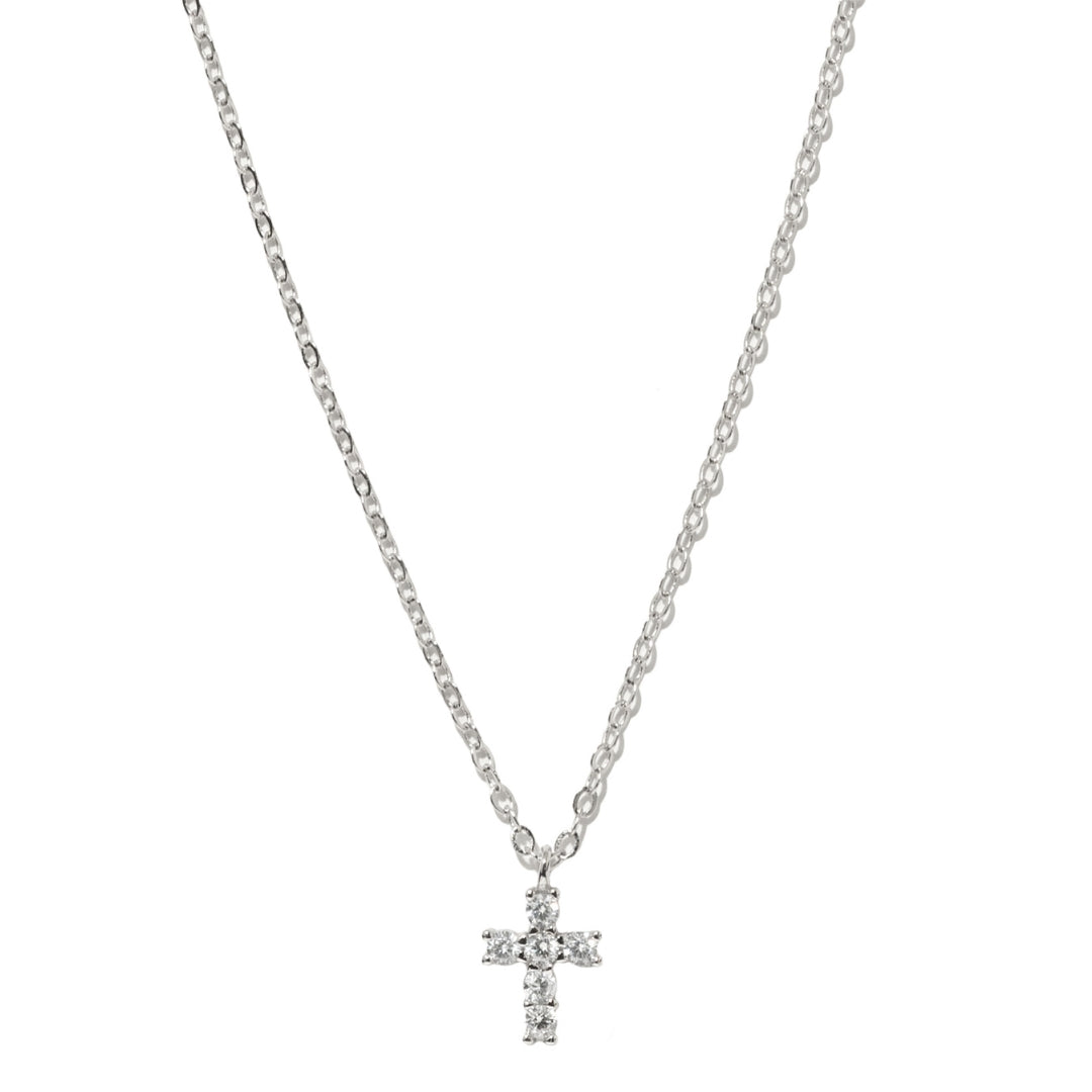 MILANO SILVER CROSS NECKLACE