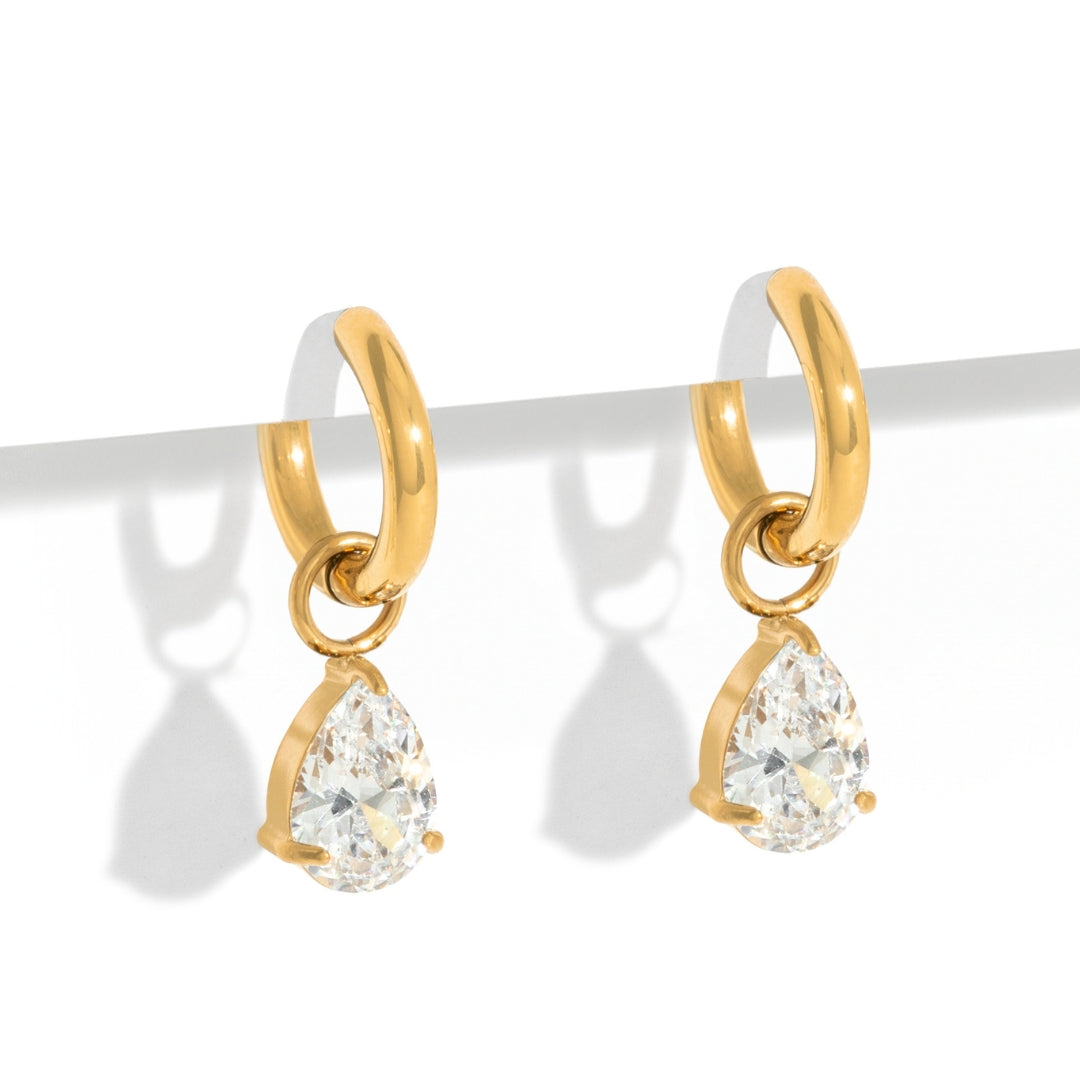 LUXE TEARDROP HOOPS