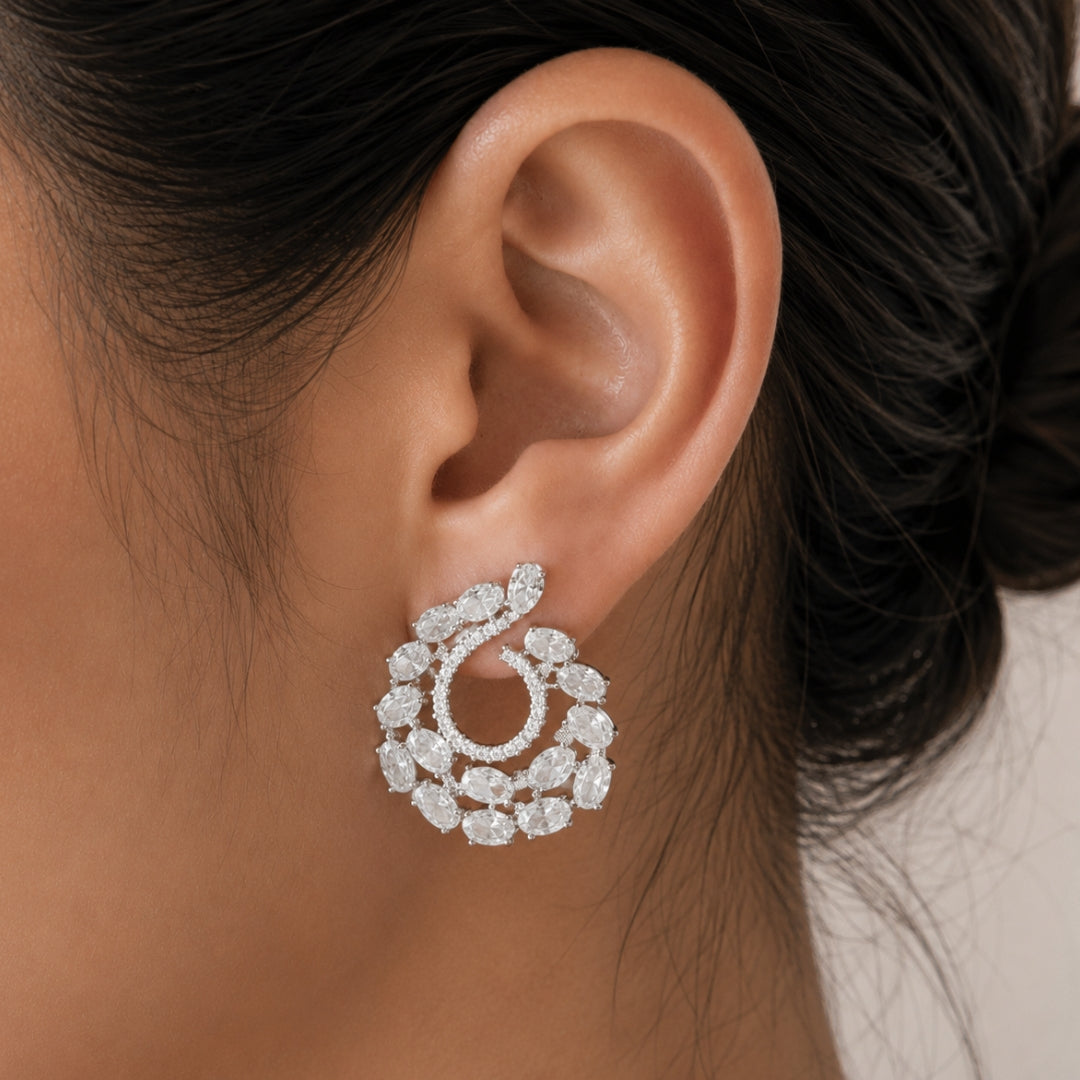 LUXE CROWN EARRINGS