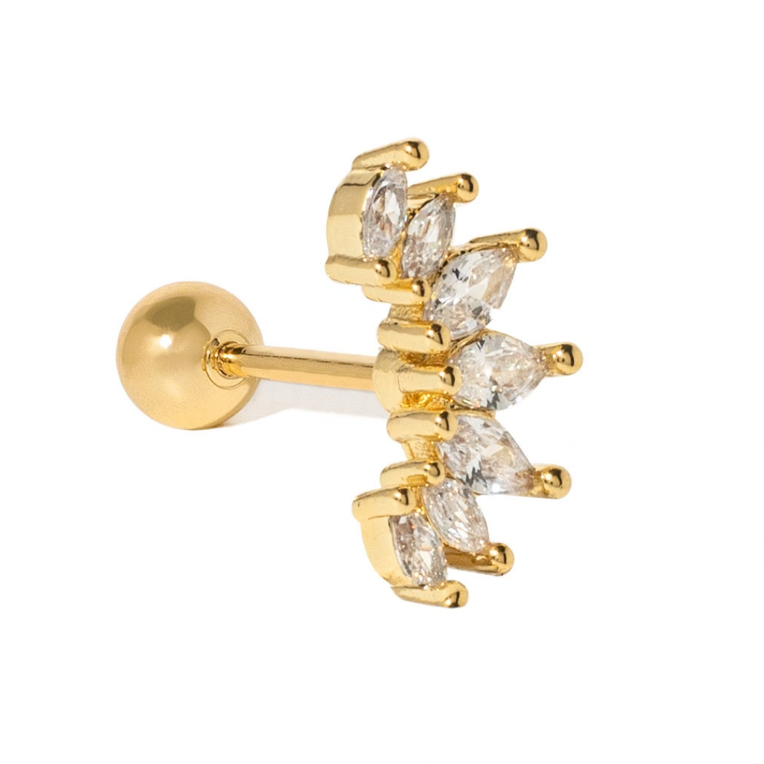 Laurel Crown Gold Piercing