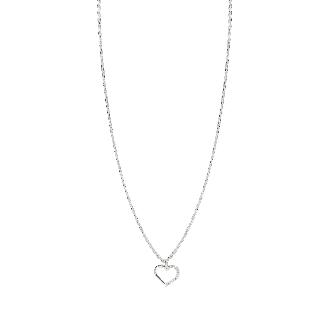 MILANO HEART OUTLINE NECKLACE