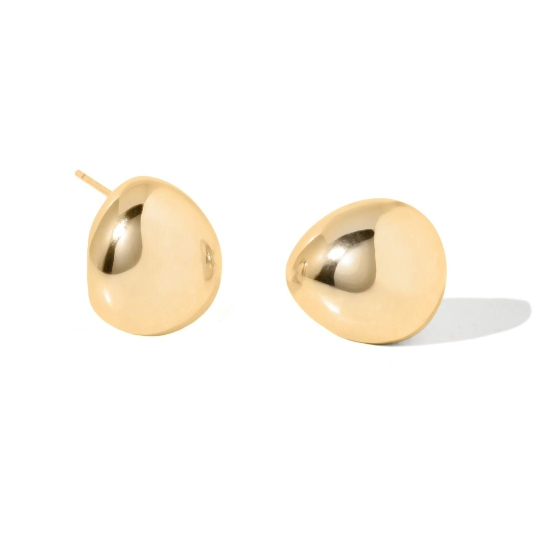 MOLTEN GOLD DROP EARRINGS