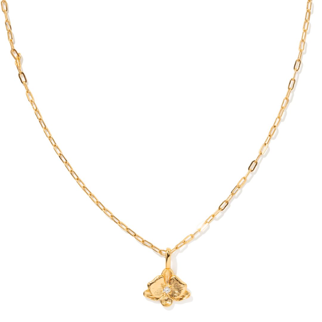 ORCHID BLOOM GLOW NECKLACE