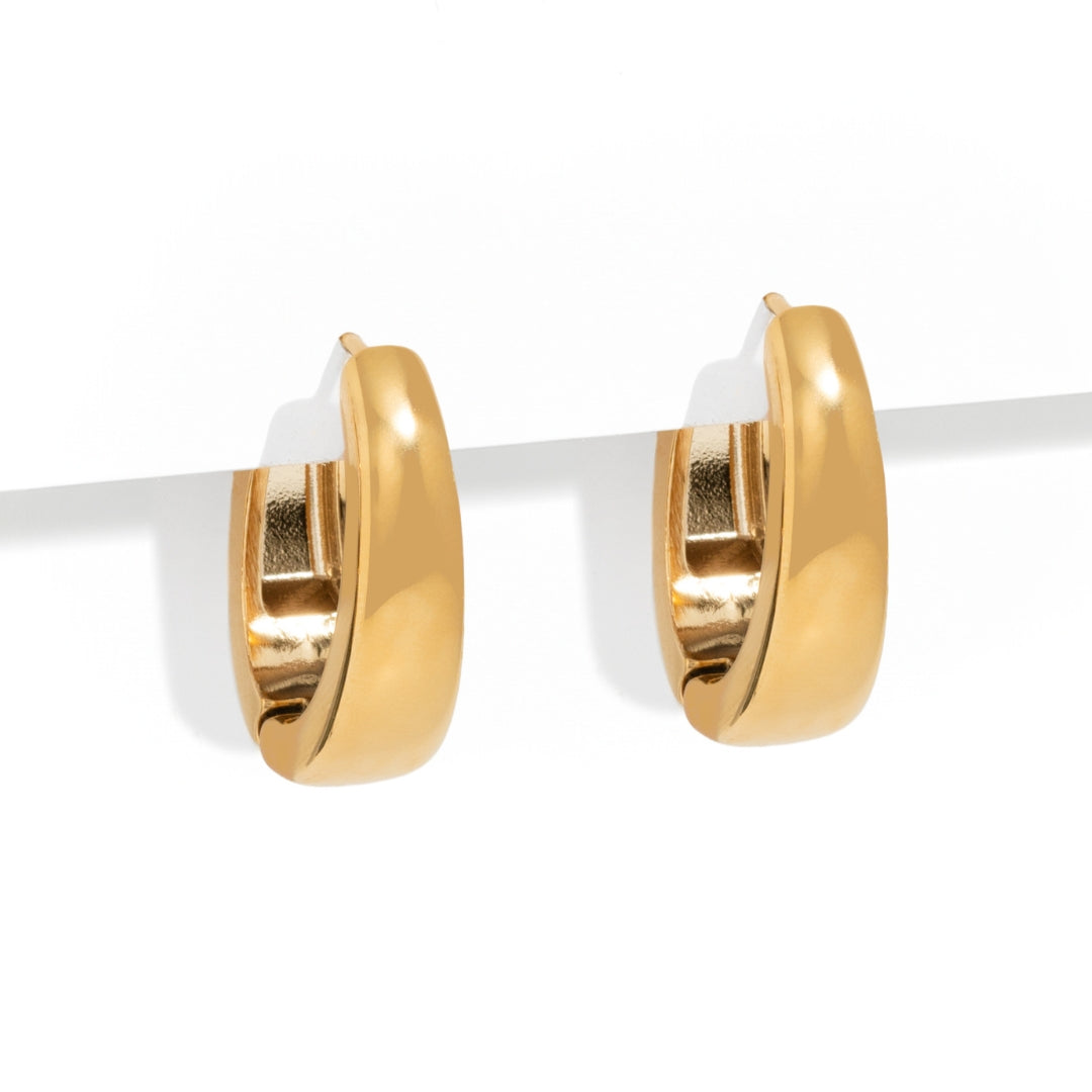 POLISHED OVAL HOOPS