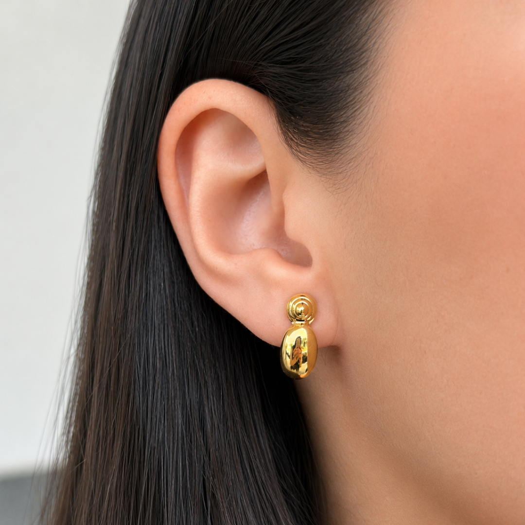 RIPPLE DROP EARRINGS