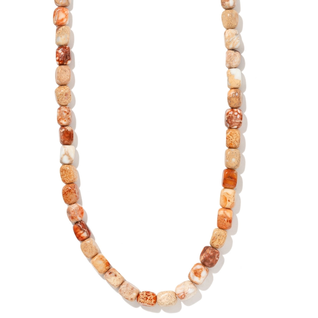 CORAL JASPER TERRA NECKLACE