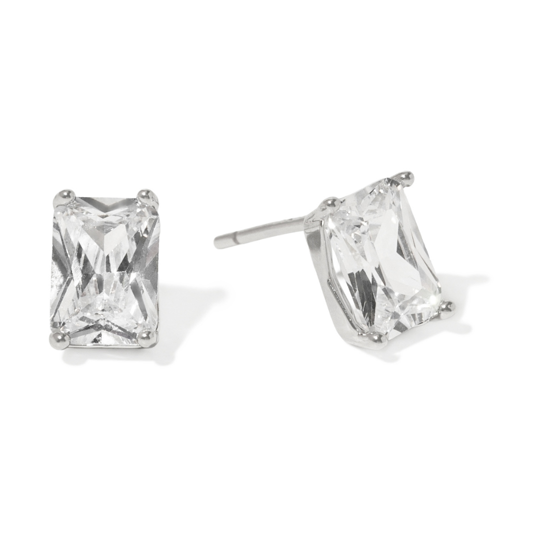 SILVER FROST LUXE STUDS