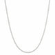 SILVER LARGE TENNIS NECKLACE