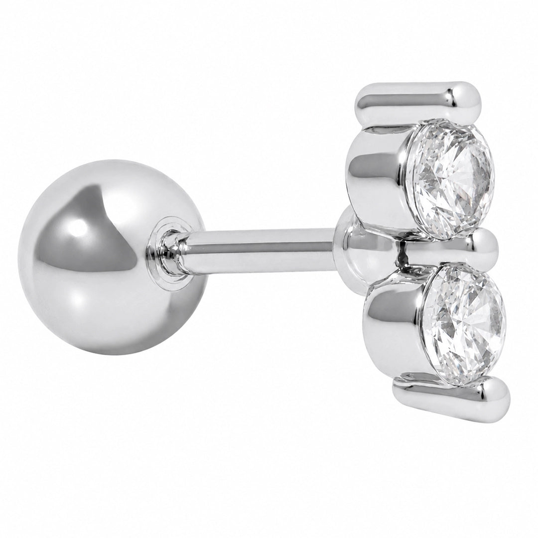 SILVER TWIN SPARK PIERCING
