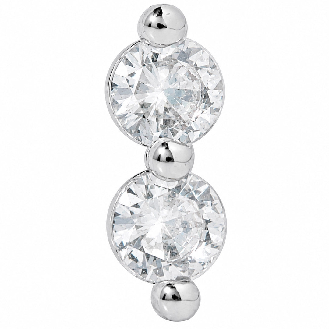 SILVER TWIN SPARK PIERCING