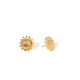 SUNFLOWER GOLD EARRINGS