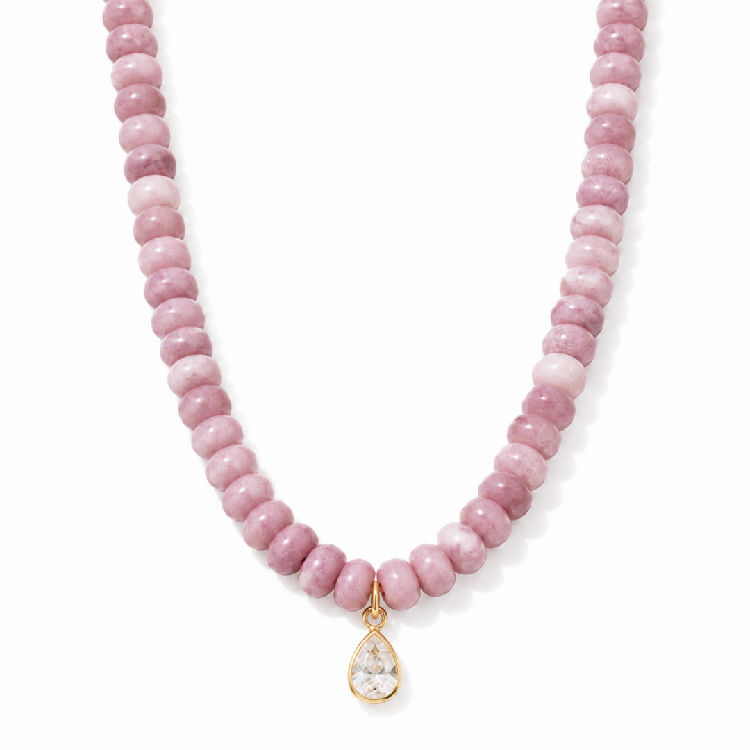 Sakura Jasper Gaia Necklace