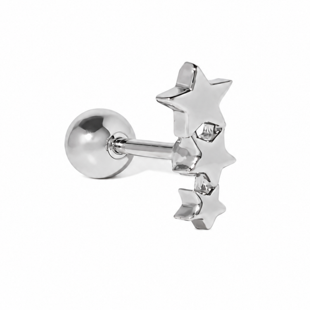 Shooting Star Silver Piercing