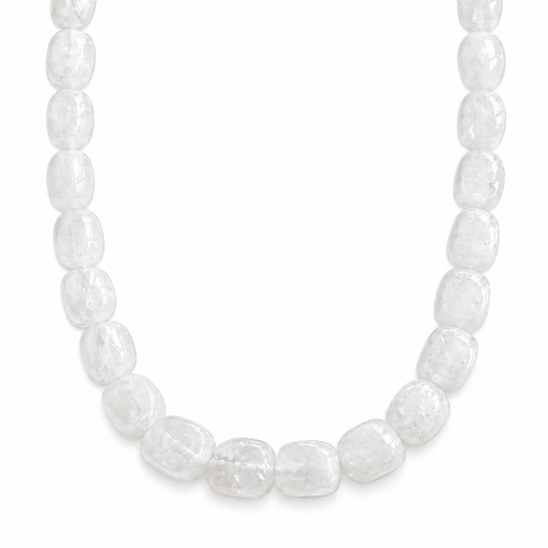 Snow Agate Terra Necklace