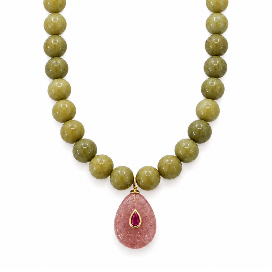 Strawberry Alxa Gaia Necklace
